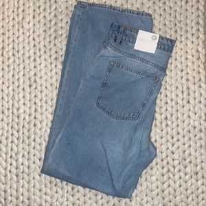 H&M Wide Leg High Waisted Jeans size 12 NWT